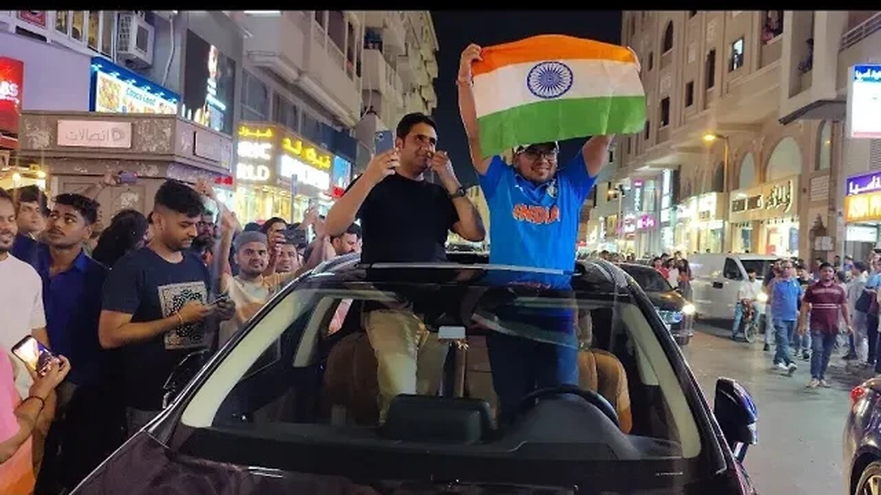 India vs Pakistan World Cup Match 2023 Winning Moment Celebration in Dubai