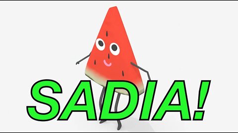 Happy Birthday SADIA! - WATERMELON Birthday Song