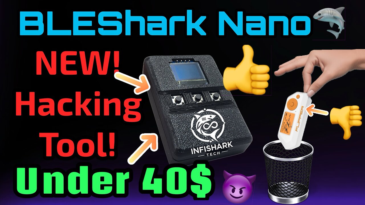 The BLEShark Nano! The Flipper Zero Killer?! 🦈🆚🐬