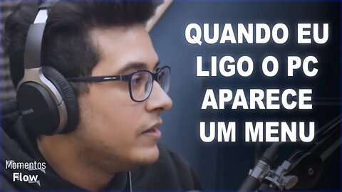 COMO É O COMPUTADOR DE HACKER? | MOMENTOS FLOW