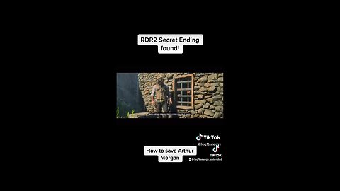 How to save Arthur Morgan rdr2 secret ending
