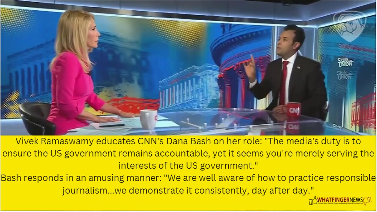 Vivek Ramaswamy educates CNN's Dana Bash on her role