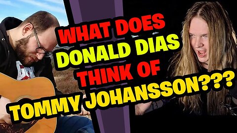 DONALD DIAS reacts to TOMMY JOHANSSON!