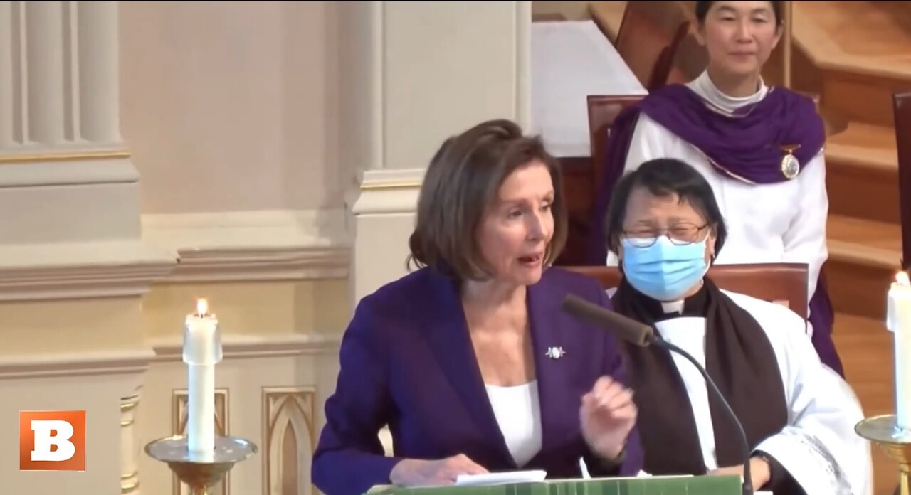 LIVE: Nancy Pelosi delivering remarks at "Interfaith Thanksgiving Service" ...