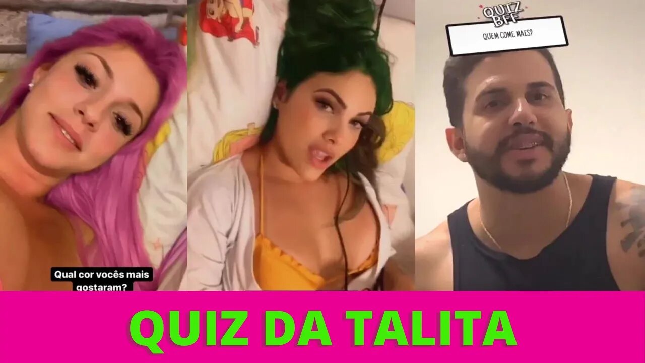 Quiz De TALITA Com BABAU GUIMARÃES e EMILY GARCIA Na Casa de Carlinhos Maia na Barra