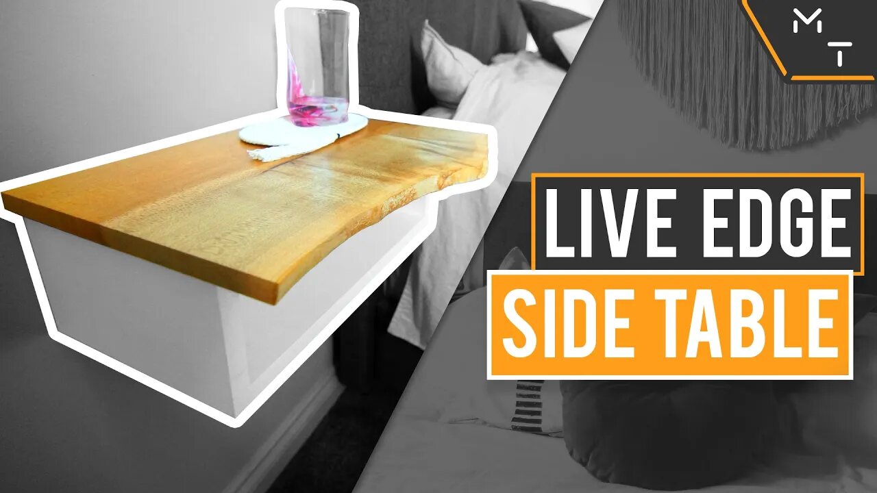 DIY : Floating Live Edge Side Table : How To.