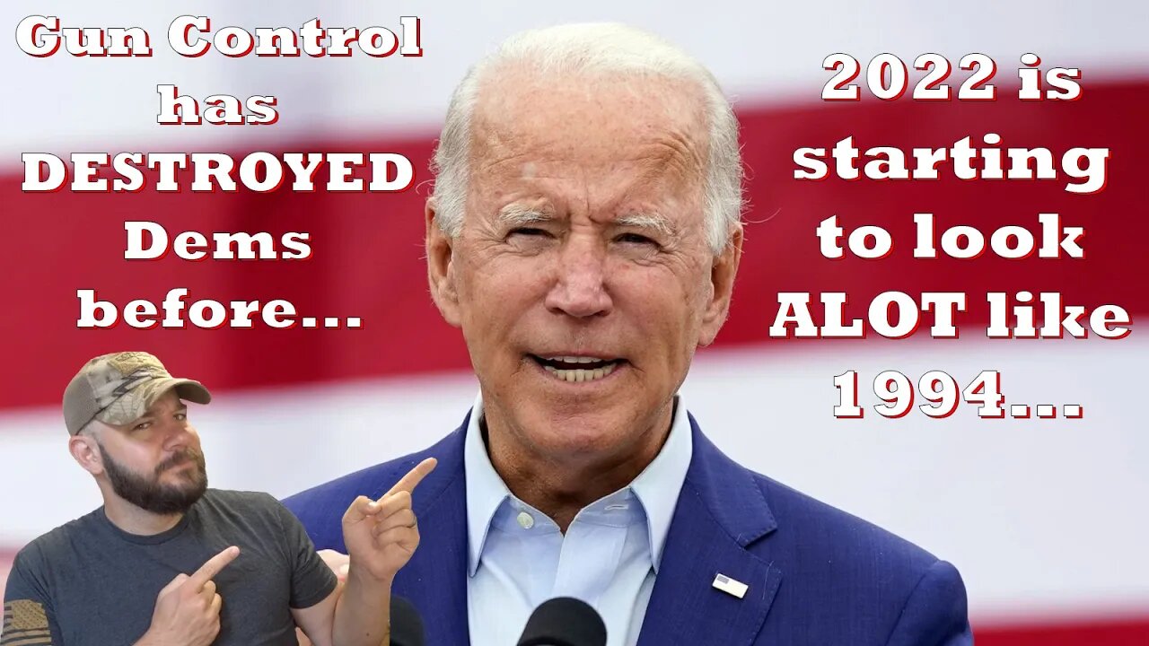 Gun Control DESTROYED dems in 1994... Media is thinking it will again in 2022...