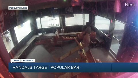 Vandals Target Popular Bar