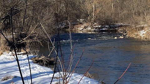 Calming river sounds. Menomonee River