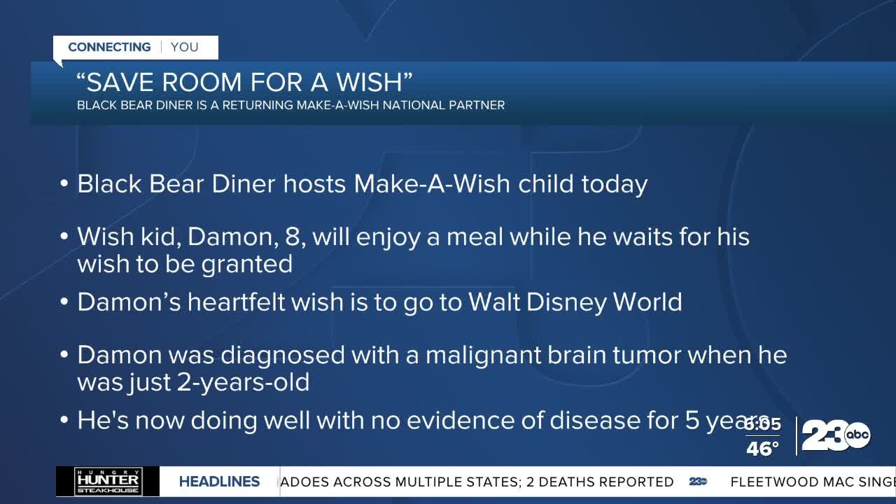 Black Bear Diner hosts Make-A-Wish child Thursday