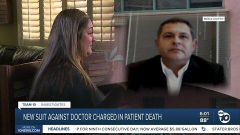 New lawsuit against SD plastic surgeon charged in patient's death