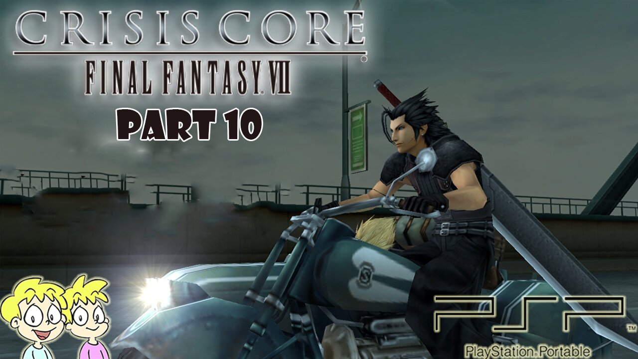 Crisis Core: Final Fantasy VII - Part 10 - Sony PSP Playthrough #BennyBros🎮