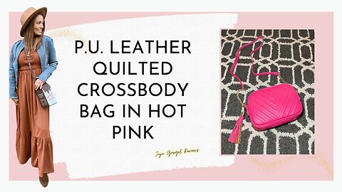 Quilted crossbody bag review