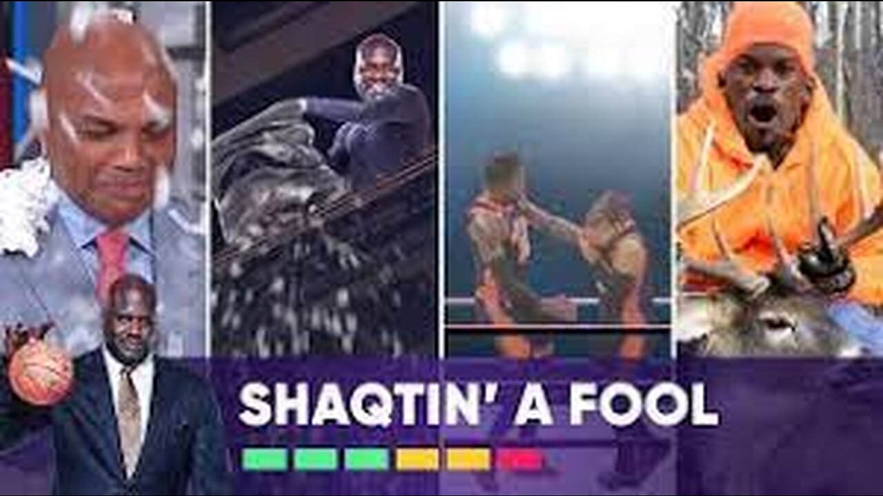 Chuck Gets Rained On With Confetti 😭😭 | Shaqtin' A Fool