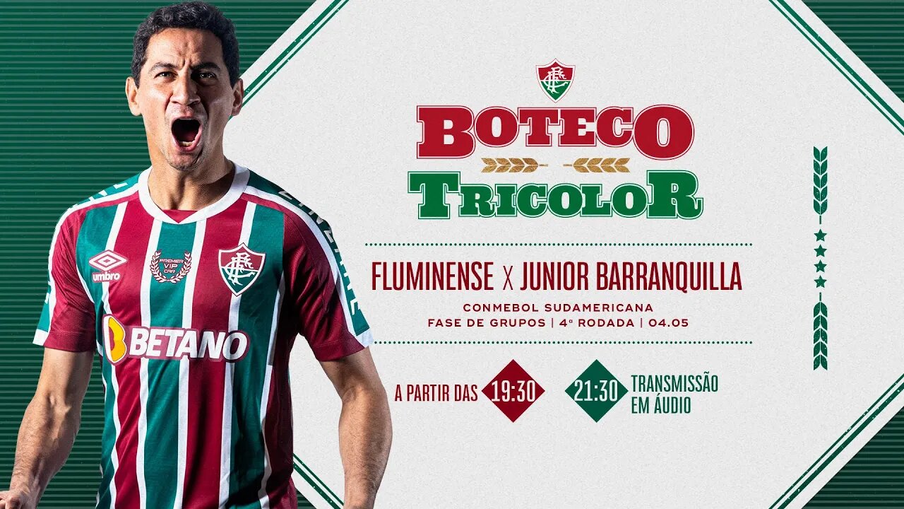 AO VIVO - FLUMINENSE X JUNIOR BARRANQUILLA | CONMEBOL SUDAMERICANA 2022