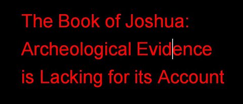 The Book of Joshua