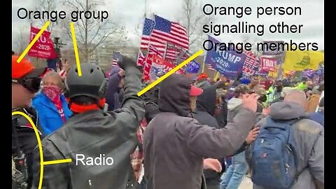 Jan 6 Video of Deep State Orange Hats