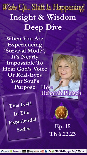 Shift Is Happening Intro | When You Are Experiencing ‘Survival Mode’, It’s Nearly Impossible To Hear God’s Voice Or Real-Eyes Your Soul’s Purpose | Ep-15