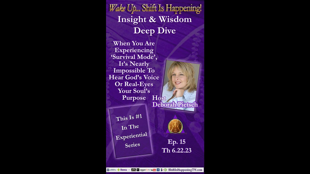 Shift Is Happening Intro | When You Are Experiencing ‘Survival Mode’, It’s Nearly Impossible To Hear God’s Voice Or Real-Eyes Your Soul’s Purpose | Ep-15