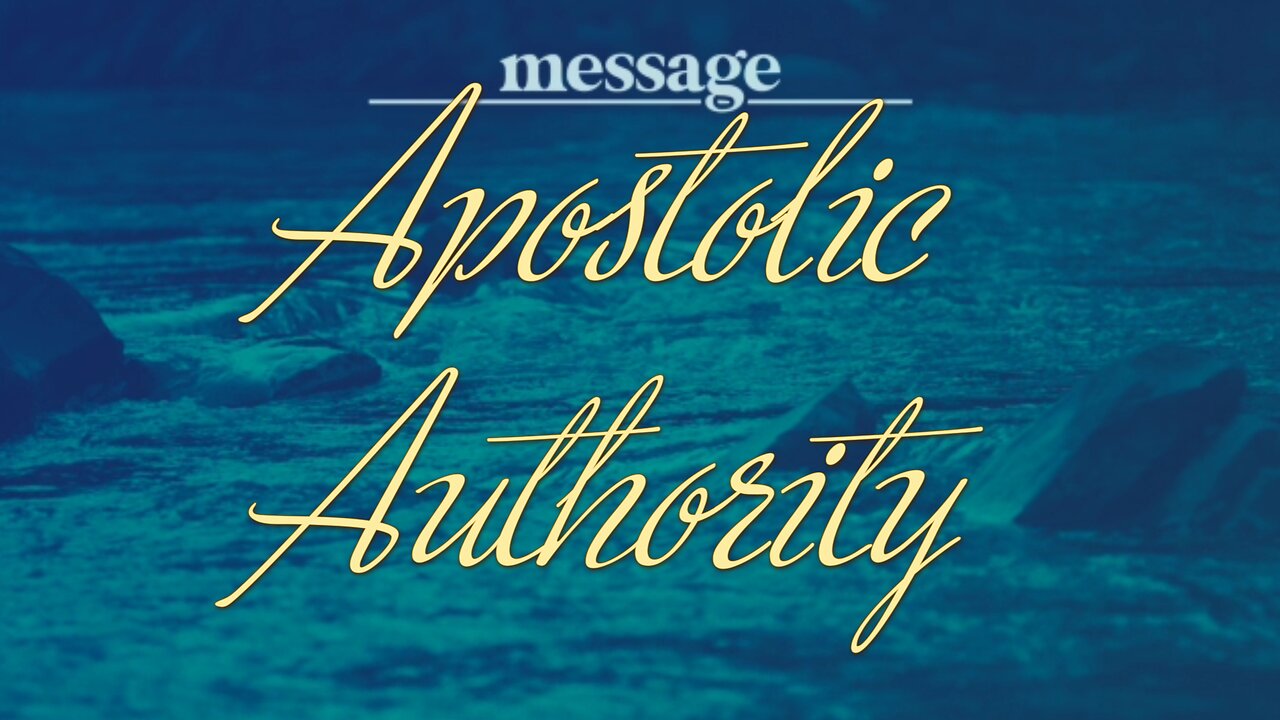 Apostolic Authority