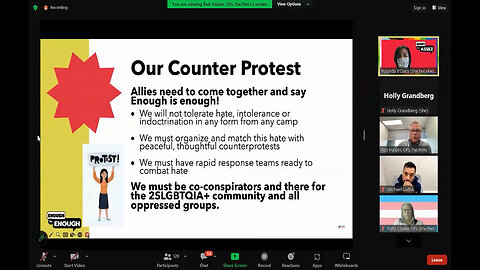 🚨BREAKING! 🚨 Union Zoom Call With Plans To Disrupt Million March For Children