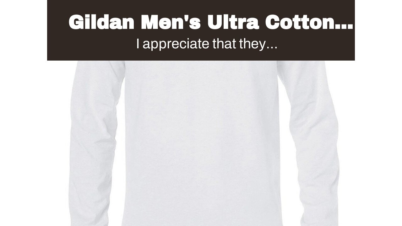 Gildan Men's Ultra Cotton Adult Long T-Shirt