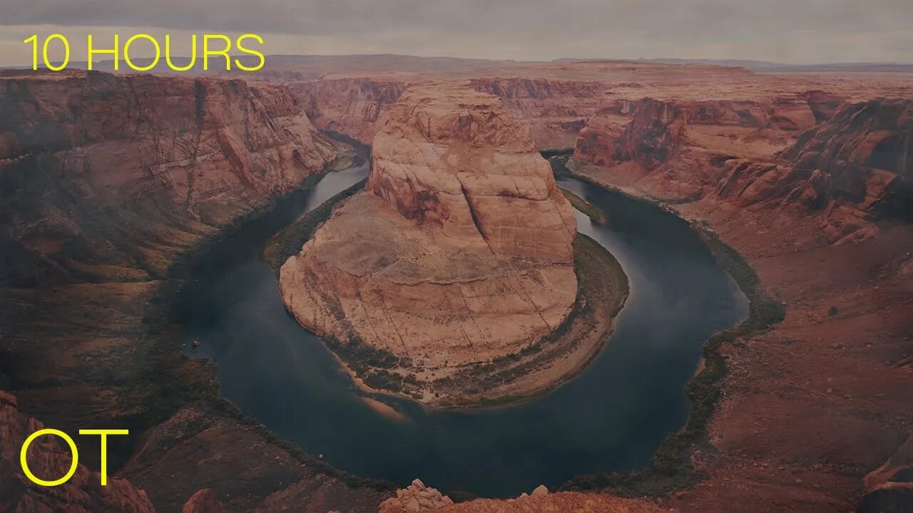 Soothing Wind Sounds For Sleeping / Relaxation / Studying -A WINDY NIGHT AT HORSESHOE BEND |10 HOURS