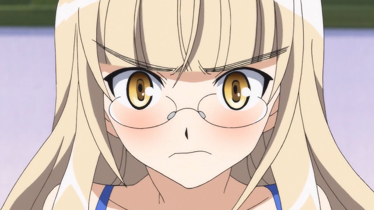 Strike Witches - Perrine challenges Yoshika to a duel