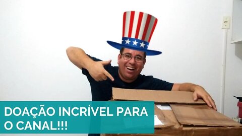 CONFIRA A DOAÇÃO INCRÍVEL FEITA PARA O CANAL É MUITA COISA!!!