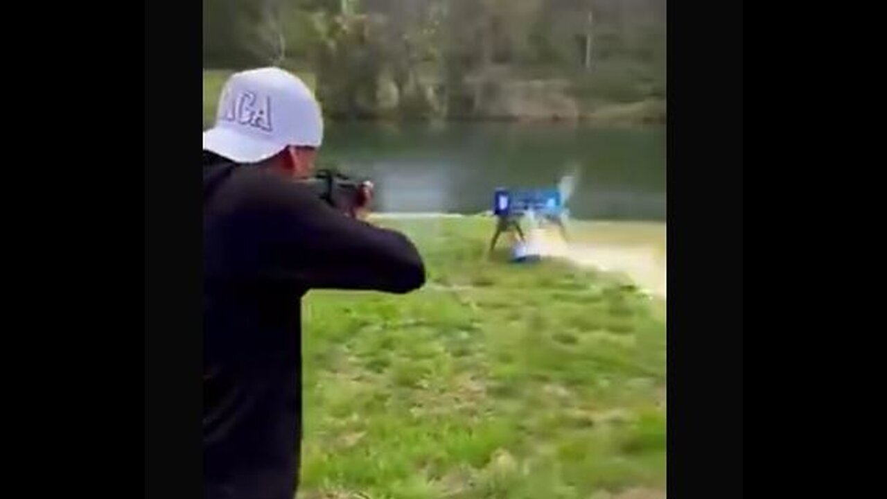 Kid Rock Out Shooting Bud Light Cans