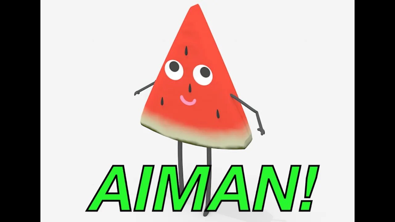 Happy Birthday AIMAN! - WATERMELON Birthday Song