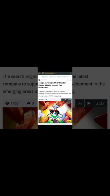 Google Enters the NFT space! #shorts