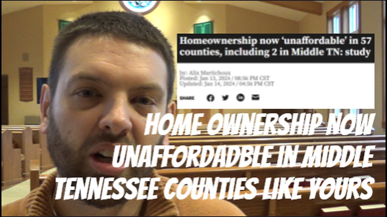 Home Ownership Now Unaffordable In Middle Tennessee Counties Like Yours