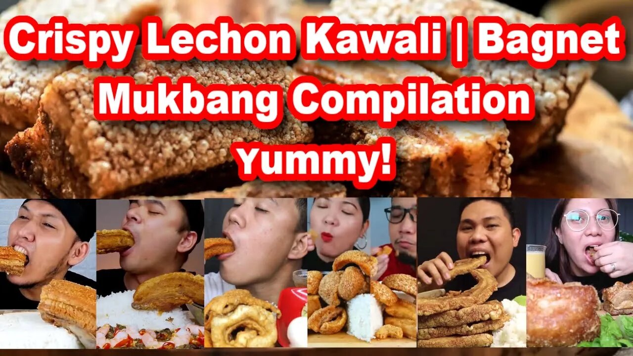 Crispy Lechon Kawali | Bagnet Mukbang Compilation