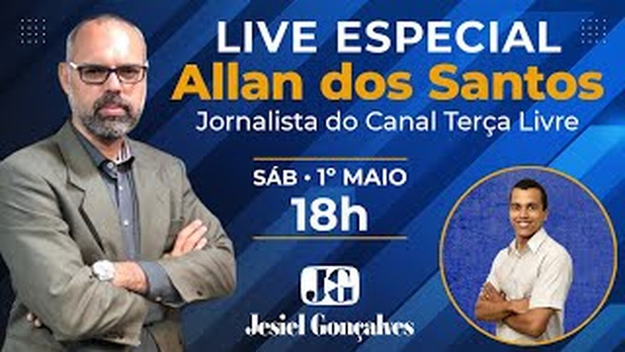 Live Especial com o Jornalista Allan Dos Santos do Terça Livre -01/05/2020