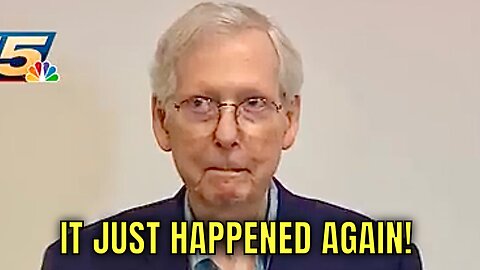 BREAKING: Mitch McConnell freezes AGAIN while answering questions