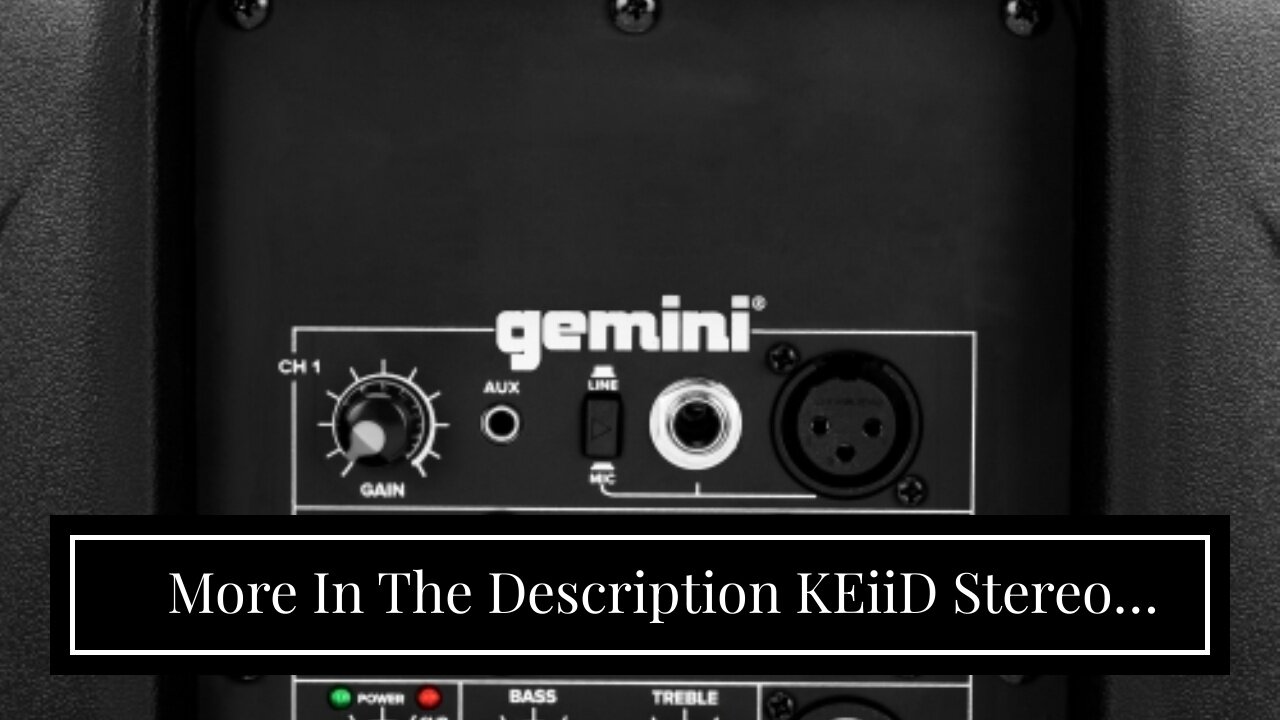 More In The Description KEiiD Stereo Receiver, WiFi Bluetooth Wireless Streaming, Subwoofer Out...