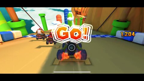Mario Kart Tour - 3DS Rock Rock Mountain Gameplay