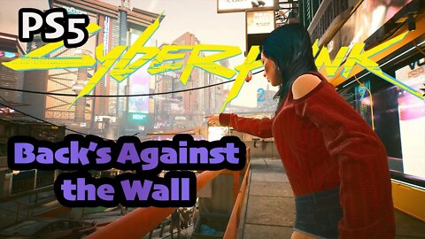 Gig Back's Against the Wall Cyberpunk 2077