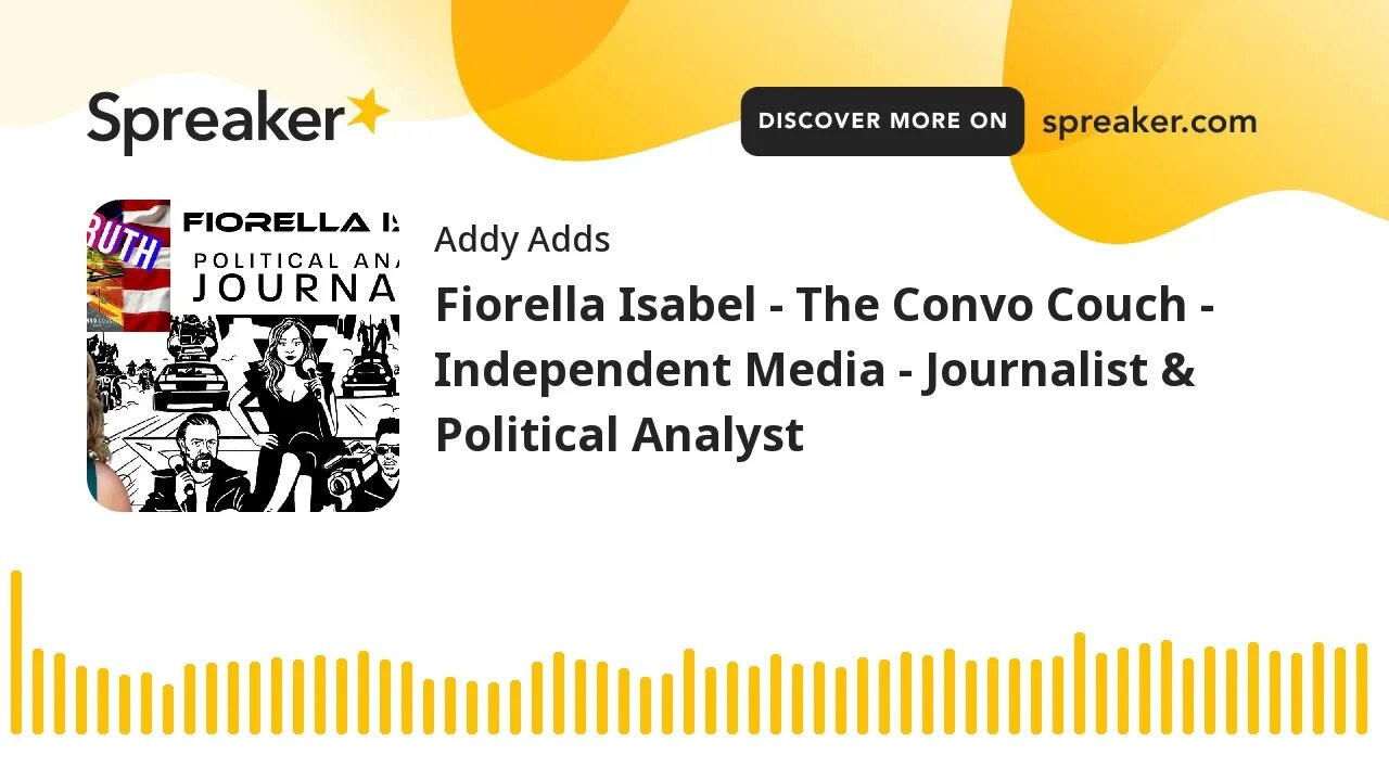 Fiorella Isabel - The Convo Couch - Independent Media - Journalist & Political Analyst