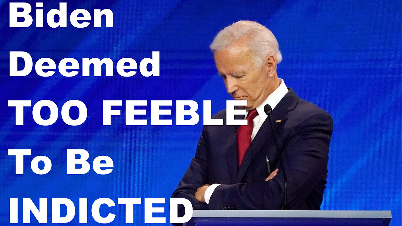 BIDEN DEEMED TOO FEEBLE TO BE INDICTED, SNL states the obvious +more | TWW w/Bruce Wolf EP2406