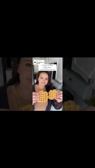 Carnivore keto waffle recipe #ketocarnivore #carnivorediet #carnivore #animalbased #recipe #keto