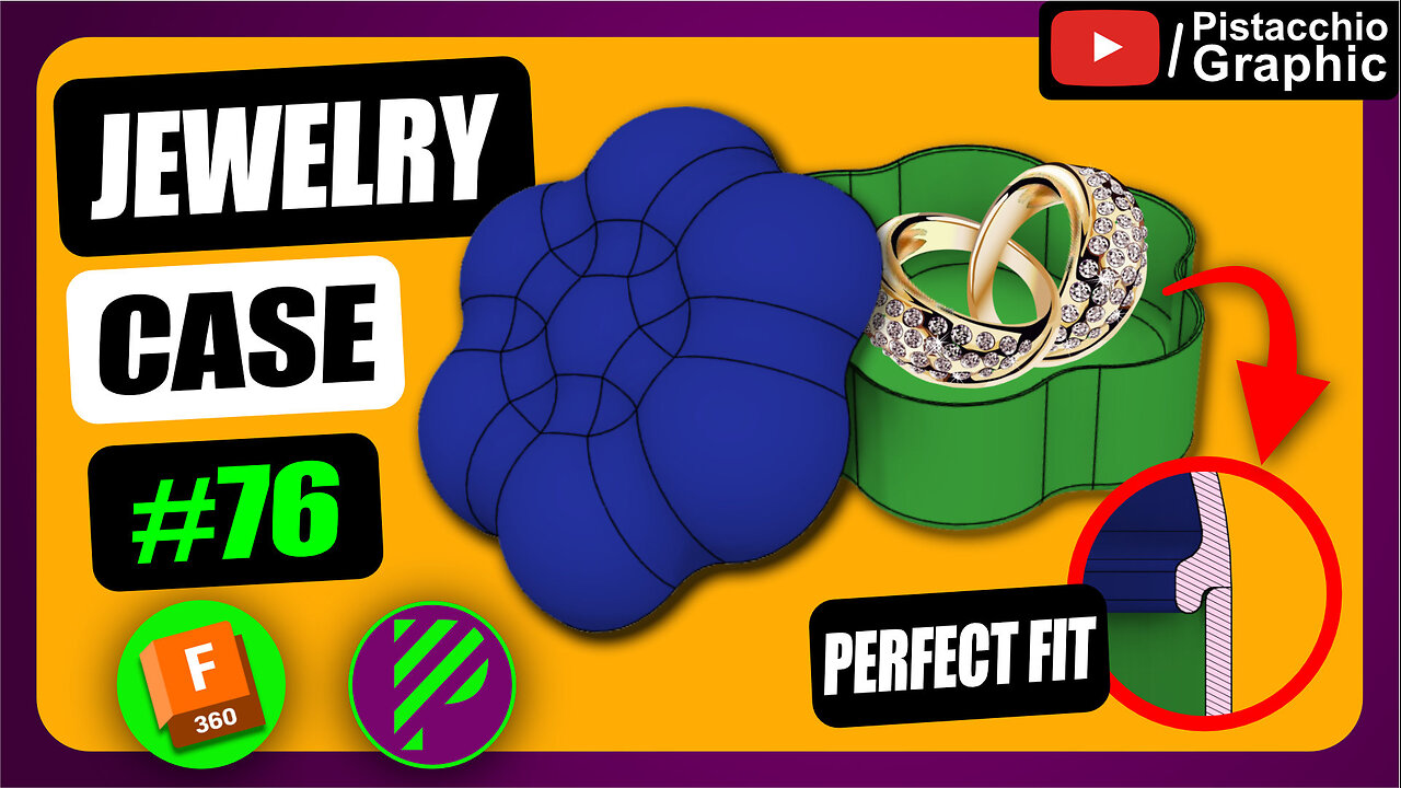 #76 Jewelry Case | Fusion 360 | Pistacchio Graphic