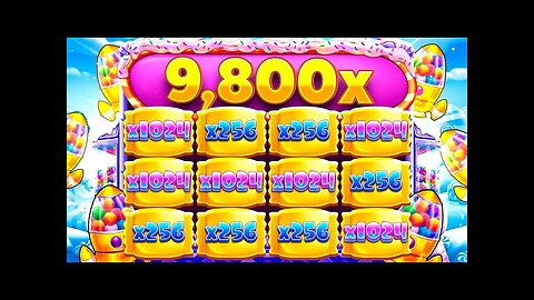 24,999X WIN ON SUGAR RUSH 1000! THE FIRST EVER