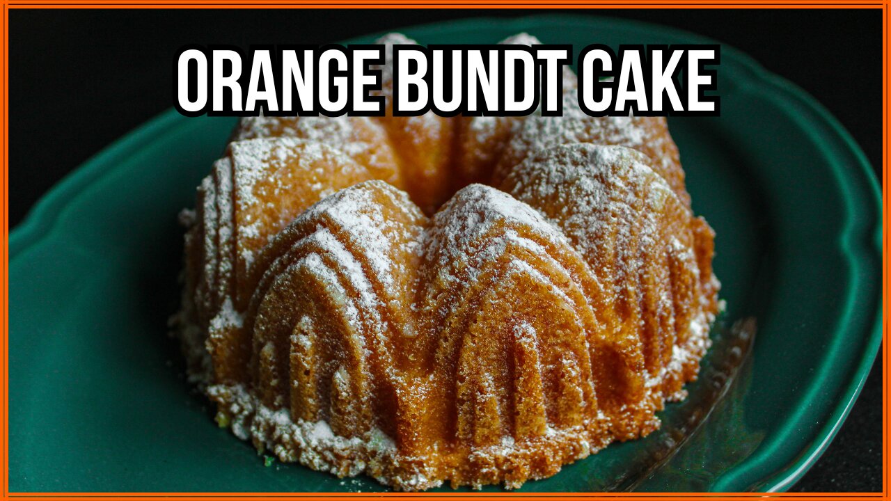 The Secret to the PERFECT Orange Bundt Cake – – So Moist, It Melts in Your Mouth! | Jordinner