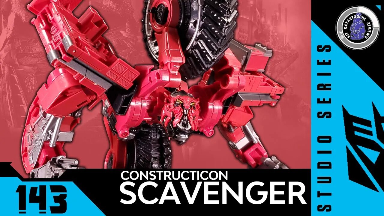 Transformers: Studio Series CONSTRUCTICON SCAVENGER [Leader, 2019] | Kit Reviews #143