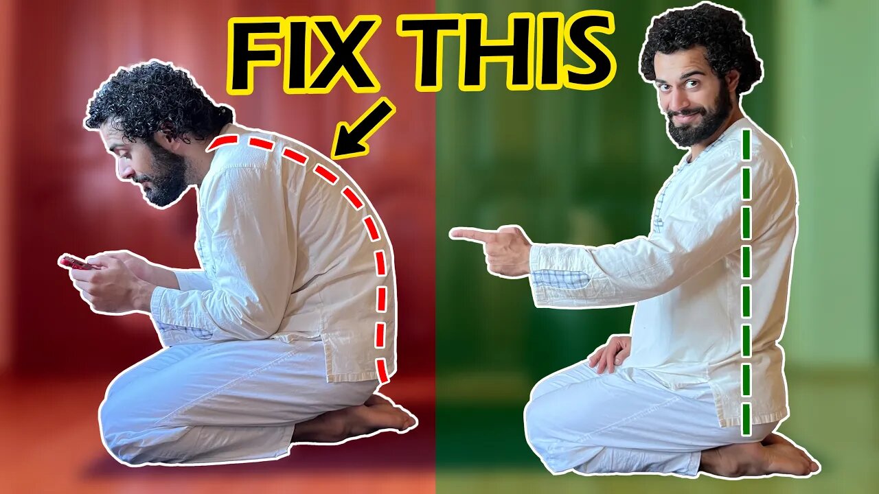 How To Fix Your Upper Back Posture (Simple Exercise)