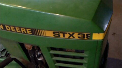 John Deere, STX38, Kohler will not Crank engine