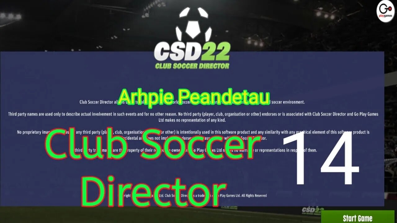 Club Soccer Director 22 | CSD22 | Pertandingan Terberat