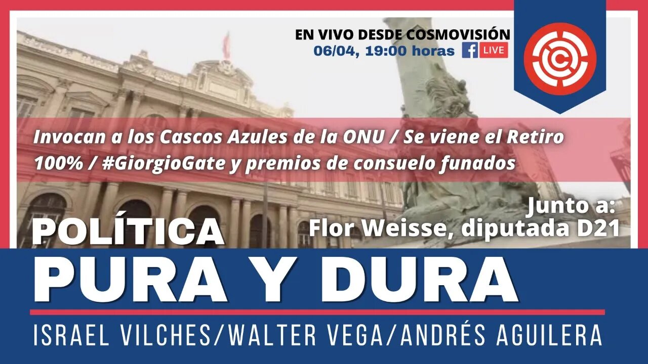 Invocan a los Cascos Azules ONU / Tramitan retiro 100% AFP / con Flor Weisse, diputada Distrito 21